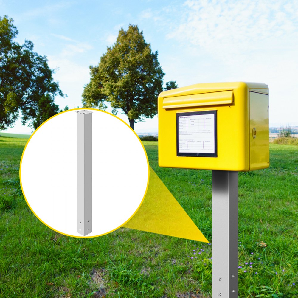 VV-YXZ-ZCJ 34YCBS - Heavy-Duty Steel Mailbox Post for Easy Installation