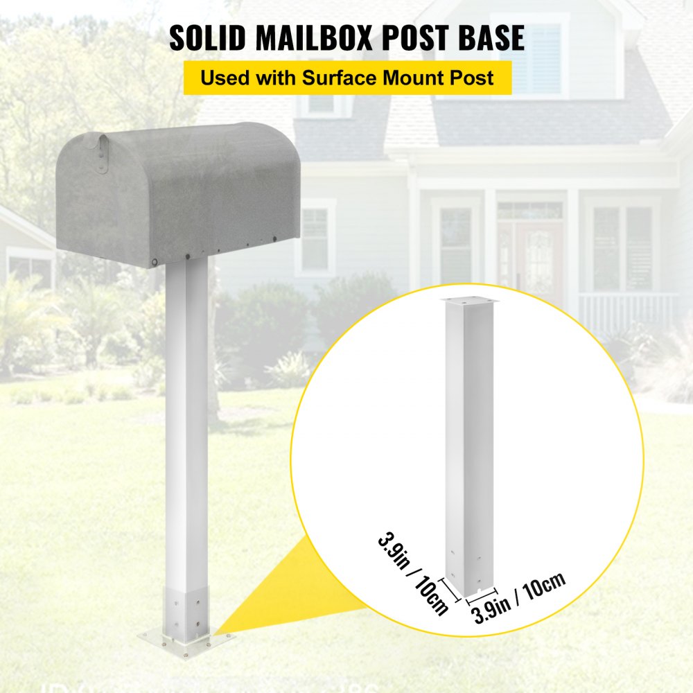VV-YXZ-ZCJ 34YCBS - Heavy-Duty Steel Mailbox Post for Easy Installation