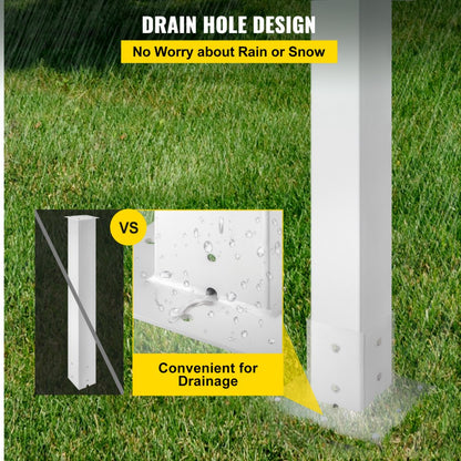VV-YXZ-ZCJ 34YCBS - Heavy-Duty Steel Mailbox Post for Easy Installation
