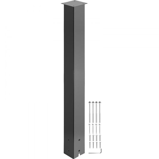 VV-YXZ-ZCJ 34YCHS - 43" Durable Steel Mailbox Post with Easy Installation