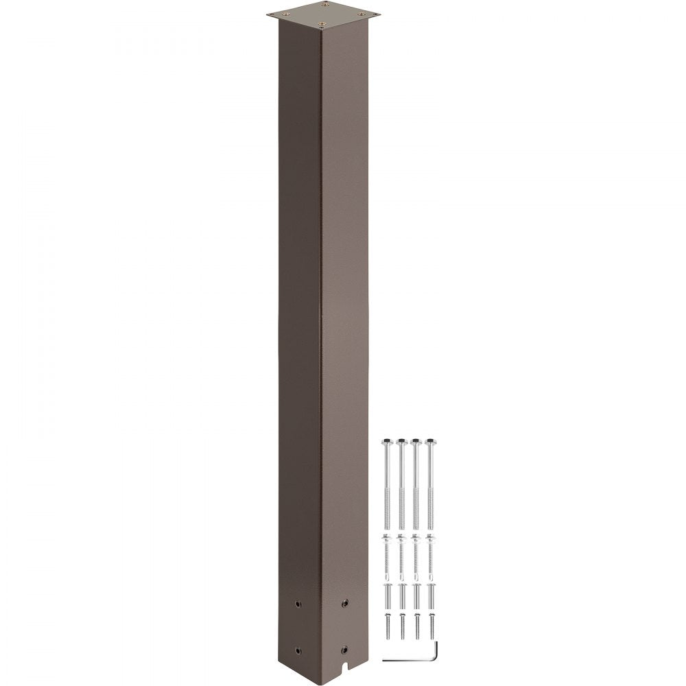 VV-YXZ-ZCJ 34YCQTS - Durable Steel Mailbox Post with Easy Installation