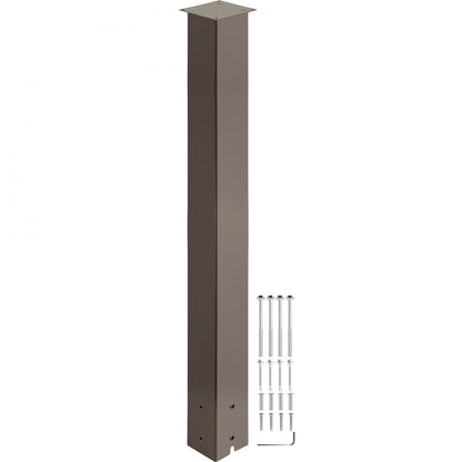 VV-YXZ-ZCJ 34YCQTS - Durable Steel Mailbox Post with Easy Installation