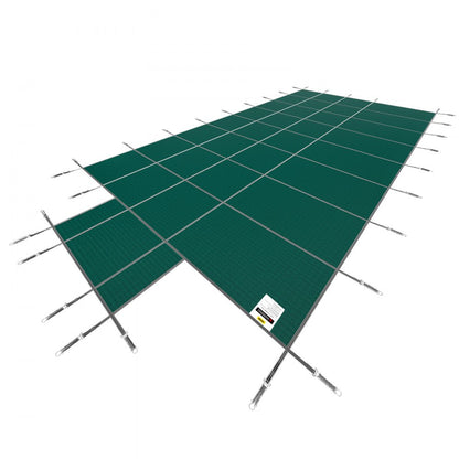 CT1834 - 16x32ft Durable PP Inground Pool Cover with Enhanced Fastening System