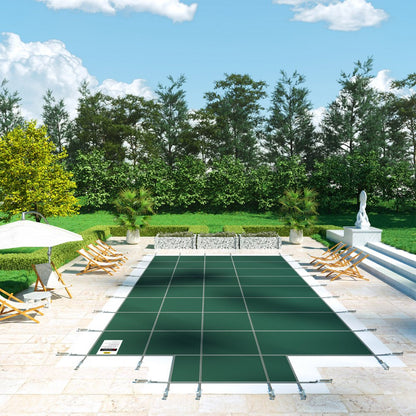 CT2038 - 18x36ft Durable PP Pool Cover with Enhanced Fastening System