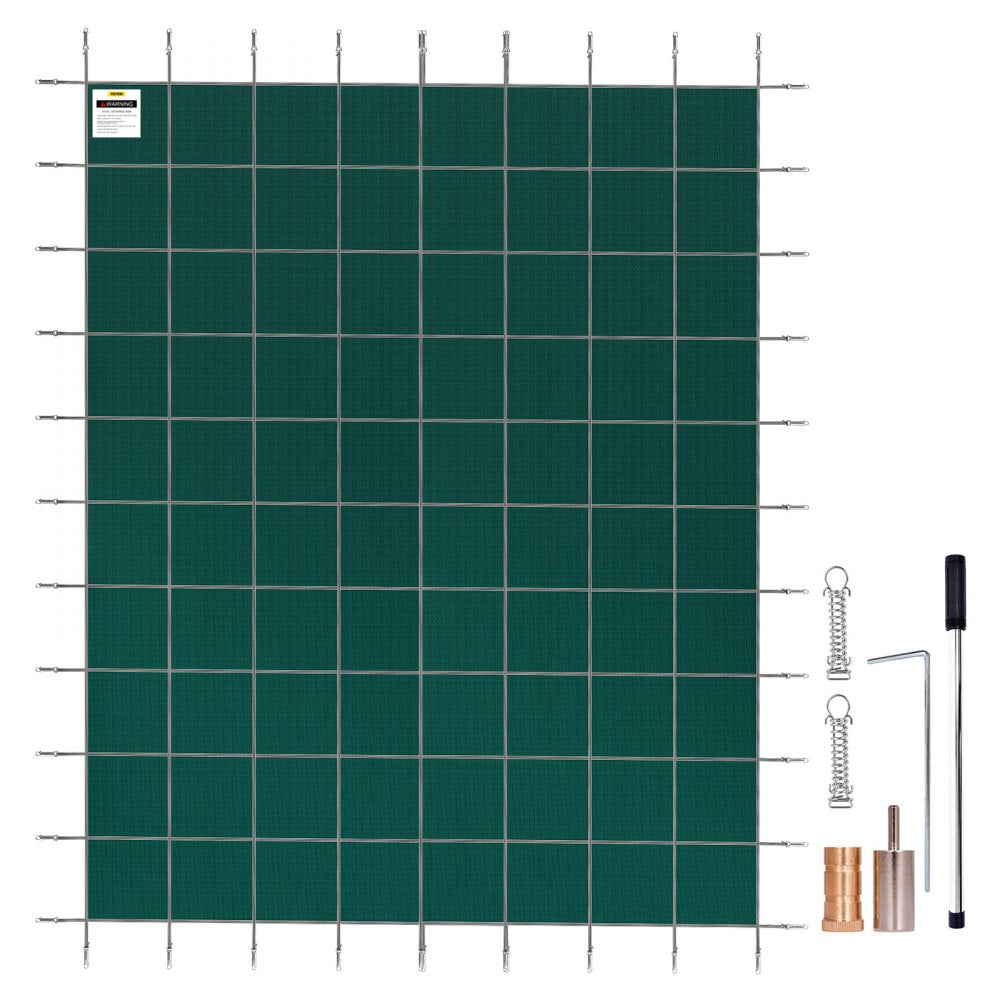 18FTX36FT - Durable Green Mesh Safety Cover for 20x38 ft Inground Pool