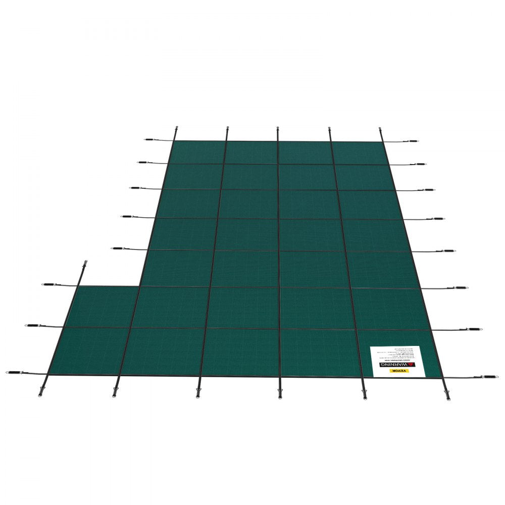 YYCM-0097 - 20x40 ft VEVOR Pool Safety Cover with Hardware and Brass Anchors