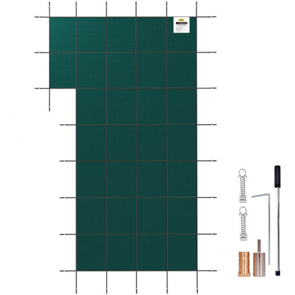YYCM-9622 - 16ft x 32ft Polypropylene Pool Safety Cover with Hardware