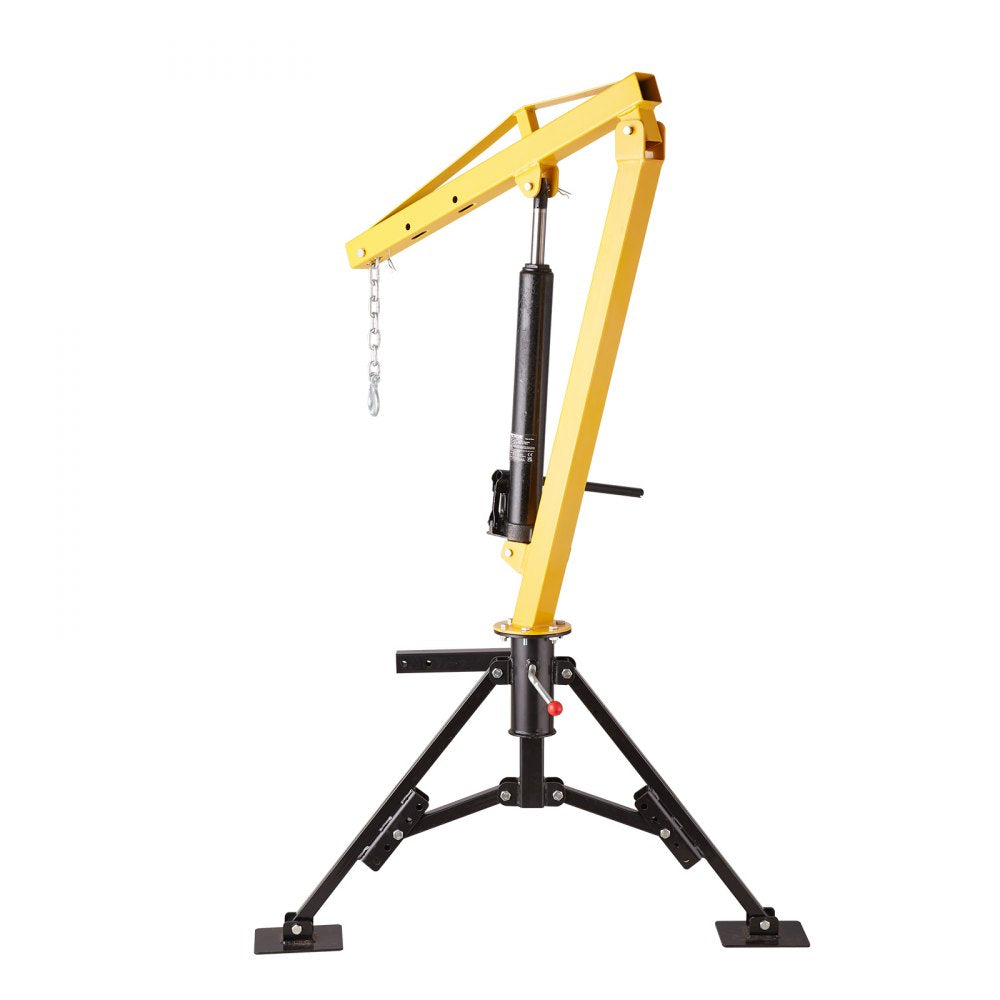 GZB88057-CD1000LBS - 1000 lbs VEVOR Hydraulic Pickup Crane with 360° Swivel