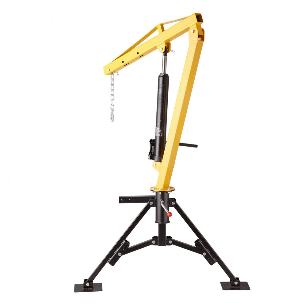 GZB88057-CD1000LBS - 1000 lbs VEVOR Hydraulic Pickup Crane with 360° Swivel