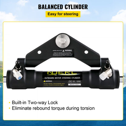 HC5345-3 Cylinder - 300HP Marine Steering Cylinder with Locking Valve