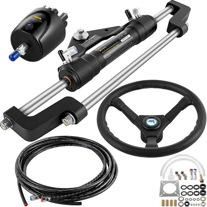 HK6322A-3 - VEVOR 300HP Hydraulic Steering Kit for Smooth Boating Control