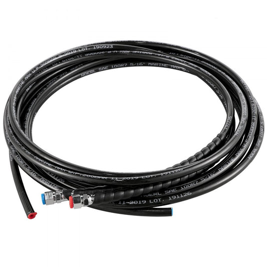 HK6324A-3 Hydraulic Steering Kit for Boats - 24ft Hose, Easy Install