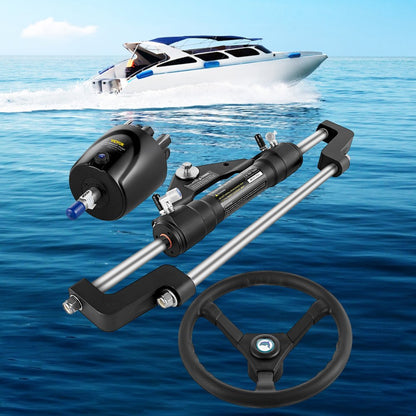 HK6400A-3 - High-Performance Hydraulic Steering Kit for Boats up to 300HP
