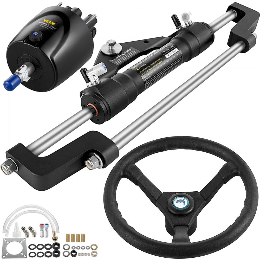 HK6400A-3 - High-Performance Hydraulic Steering Kit for Boats up to 300HP