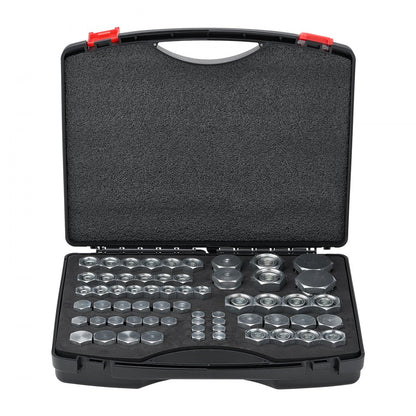 DIN-L 64PCS-SS - 64-Piece Steel Hydraulic Fitting Kit in Storage Case