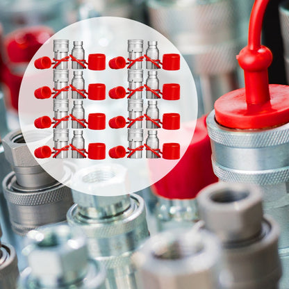 VEVOR 1/2" Hydraulic Coupler - Durable Steel Quick Connect, High Compatibility