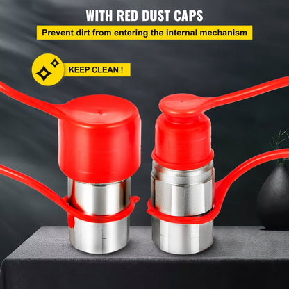 010713344170 - Heavy-Duty 1/2" NPT Hydraulic Couplers with High Flow Rate