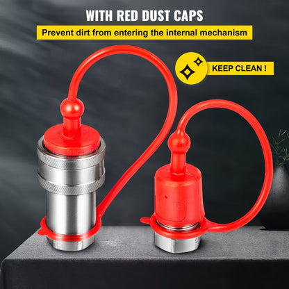 010934070629 - High Pressure Hydraulic Couplers with Zinc-Nickel Coating