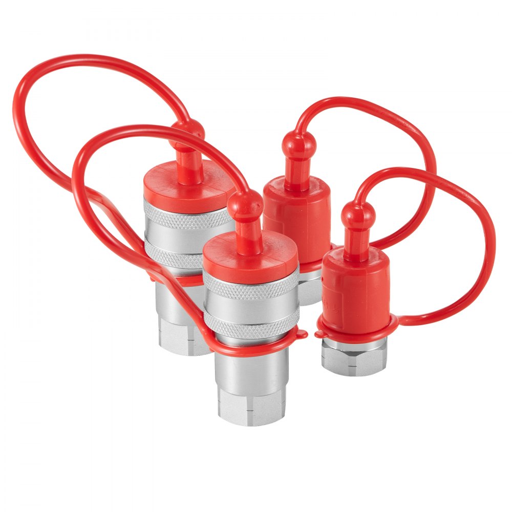 LSQ-S1 - 1/2" VEVOR Hydraulic Couplers with Sleeve Lock, 4000 PSI Rating