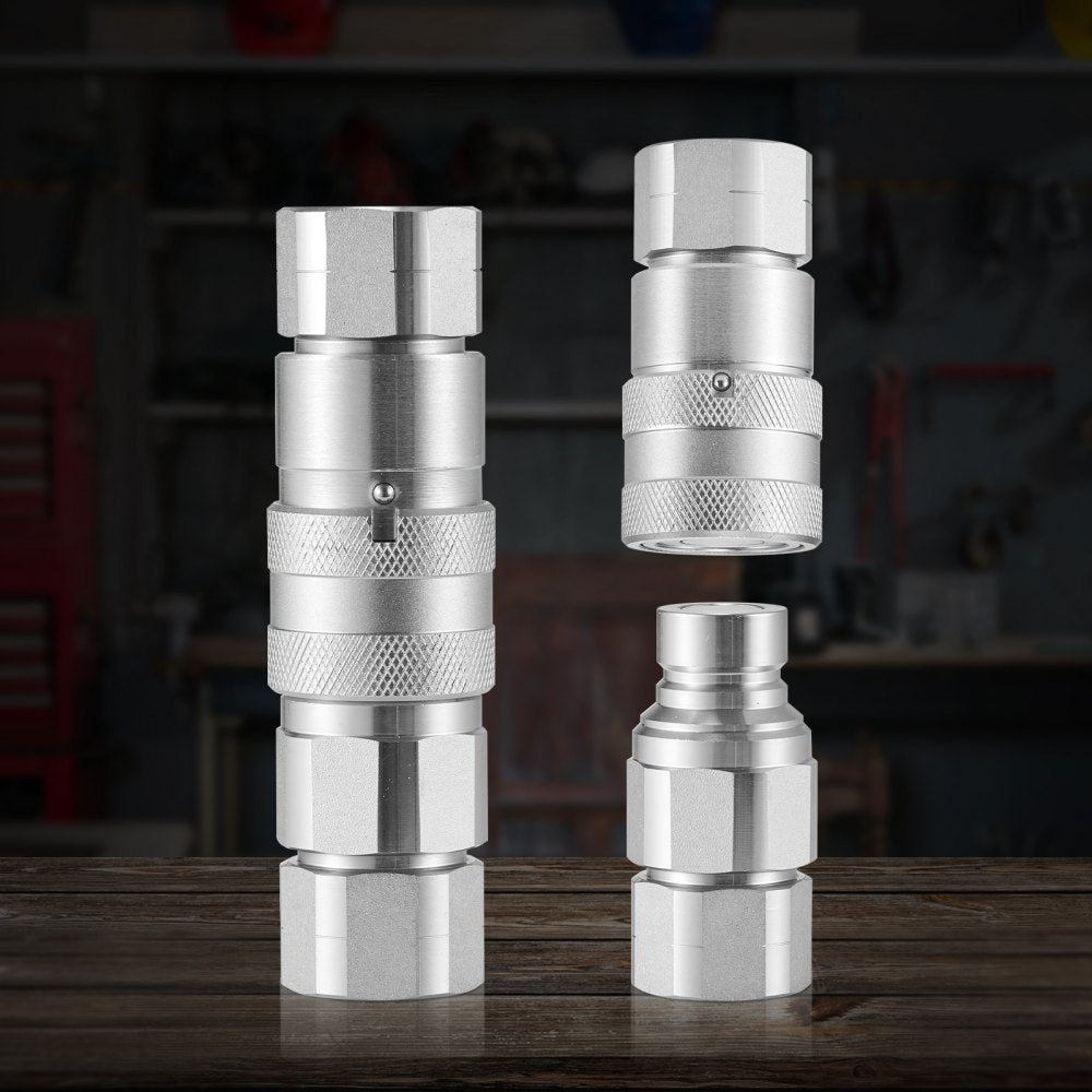 LSQ-FF - Durable 1/2" Hydraulic Coupler for High Pressure, 5076 PSI