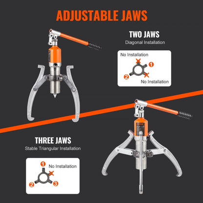 YL-15T - 15 Ton Hydraulic Gear Puller for Easy Gear & Bearing Removal
