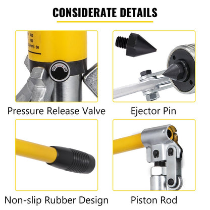 010982191660 - 15 Ton Hydraulic Gear Puller with 0-7" Reach & 4"-12" Spread