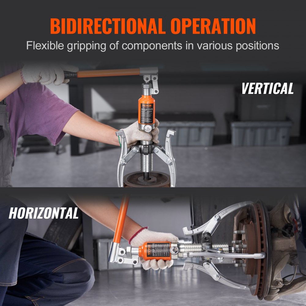 YL-5T - 5-Ton Hydraulic Gear Puller with 2/3 Jaw Flexibility
