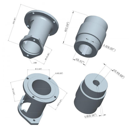 YYPMB22GPM+25 - 22 GPM Hydraulic Log Splitter Pump Kit with 4000 PSI