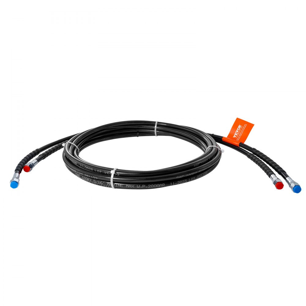 HLHLX-YYG-20ft*2 - 20 ft Hydraulic Steering Hose Kit for Boats up to 300 HP