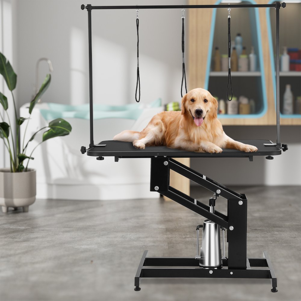GT-101H - 43" Heavy-Duty Hydraulic Grooming Table, 400LBS Capacity