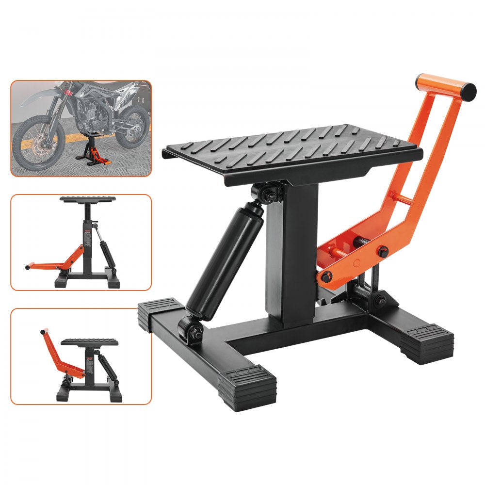 TD-059 - Adjustable 440 lbs Motorcycle Lift Stand, 10-18 inches Height