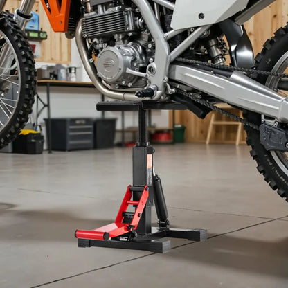 TD-059-02 - Heavy-Duty Hydraulic Lift Stand, 10-18” for Motorcycles