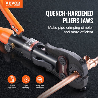 SD-1930 - Hydraulic Pipe Crimping Tool for 1/2" to 1" Copper Pipes