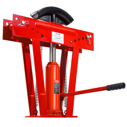 MR8080 - 12 Ton Hydraulic Pipe Bender with Adjustable Rollers and 6 Dies