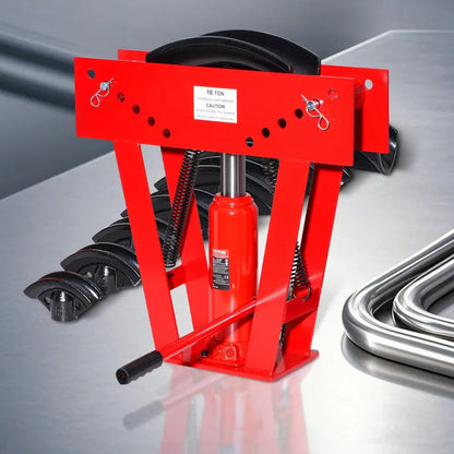 MR8081 - 16-Ton Hydraulic Pipe Bender with 8 Precision Dies