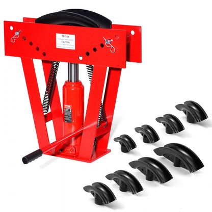 MR8081 - 16-Ton Hydraulic Pipe Bender with 8 Precision Dies