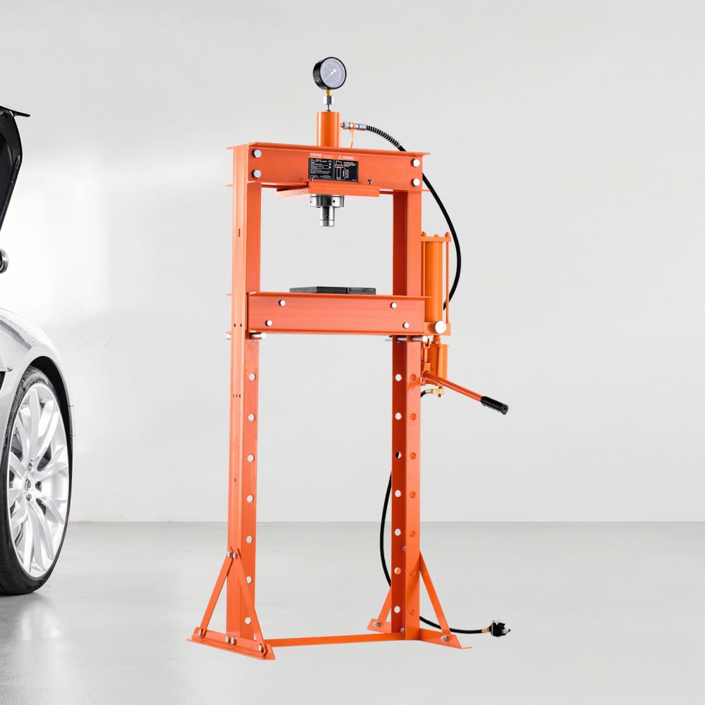 ZX0901 - 20 Ton Heavy-Duty Hydraulic Shop Press for Automotive Repairs