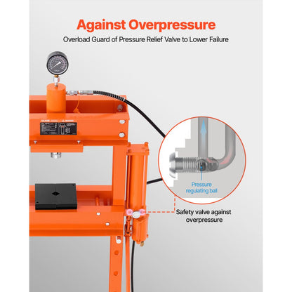 ZX0901 - 30 Ton Heavy-Duty Hydraulic Press for Vehicle Repair