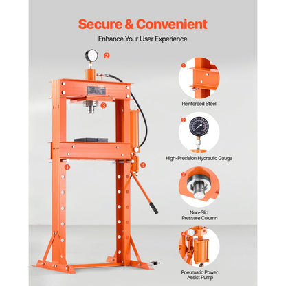 ZX0901 - 30 Ton Heavy-Duty Hydraulic Press for Vehicle Repair