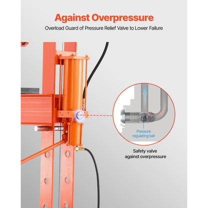 ZX0901 - Heavy-Duty 50T Hydraulic Press with Adjustable 7 Height Settings