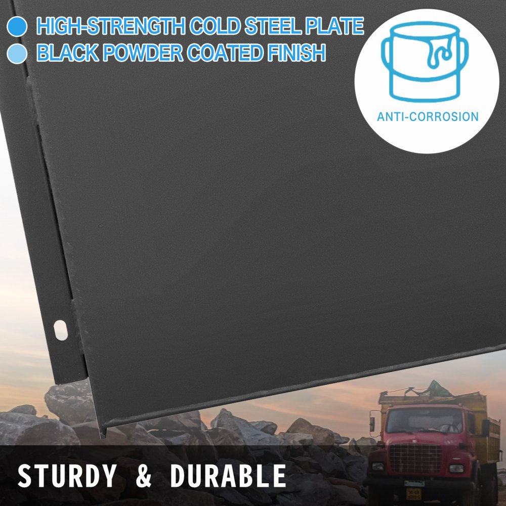 010389363423 - 95L Heavy-Duty Hydraulic Oil Tank with Level Gauge