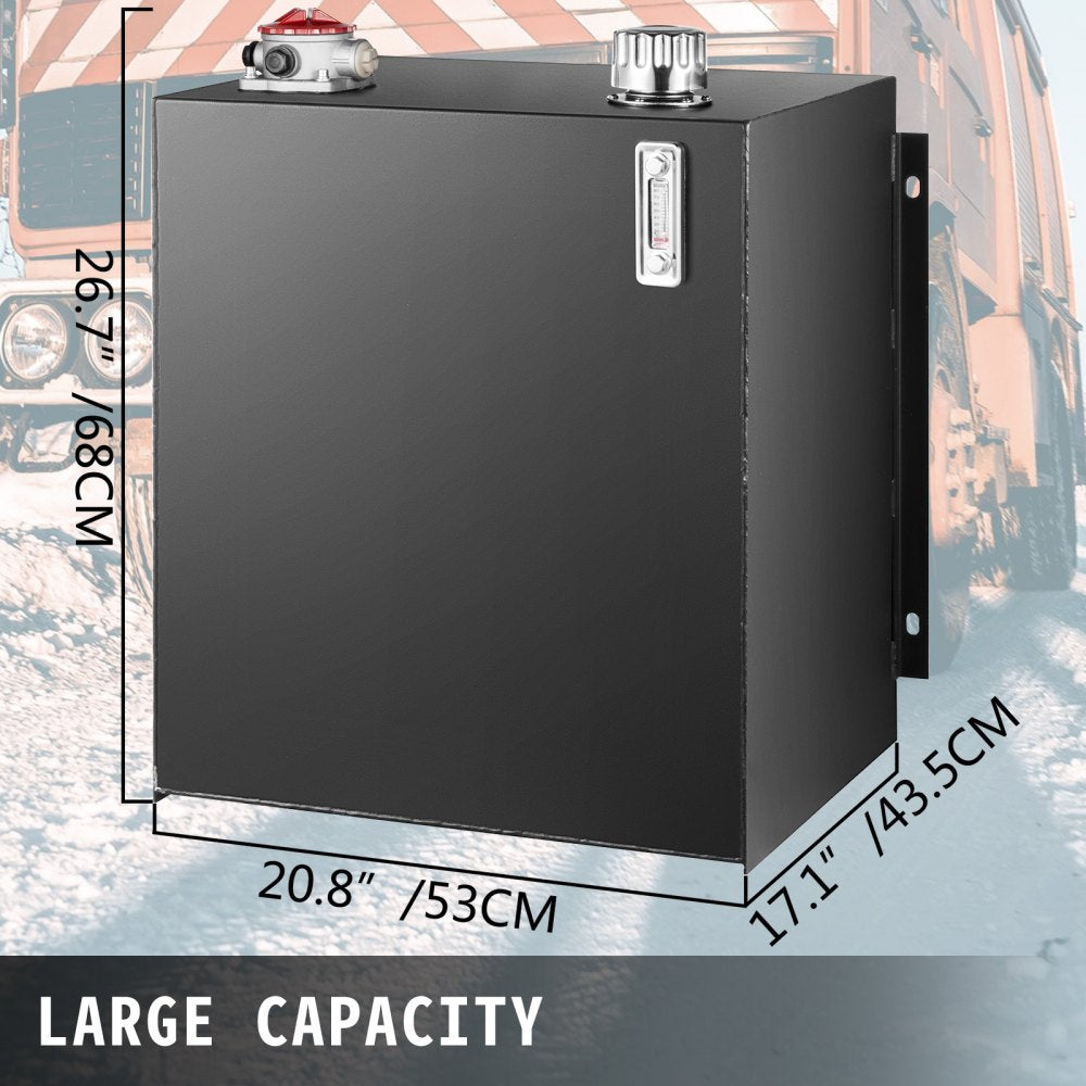 010389363423 - 95L Heavy-Duty Hydraulic Oil Tank with Level Gauge