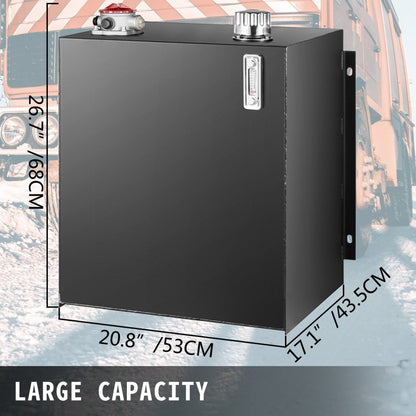 010389363423 - 95L Heavy-Duty Hydraulic Oil Tank with Level Gauge