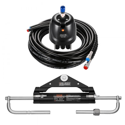 NR150 - 150HP Hydraulic Steering Kit with 13.5" Wheel & Hoses