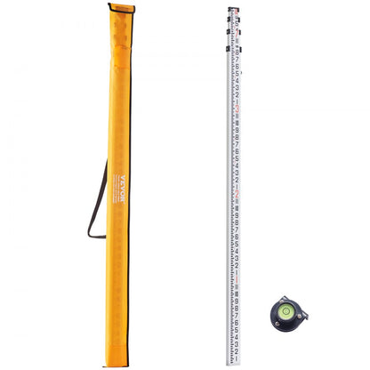 14FT4J8 - 14ft Telescopic Measuring Rod with Dual-Sided Markings
