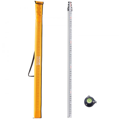 16FT4J8 - Durable 16ft Aluminum Measuring Rod with Dual-Sided Markings