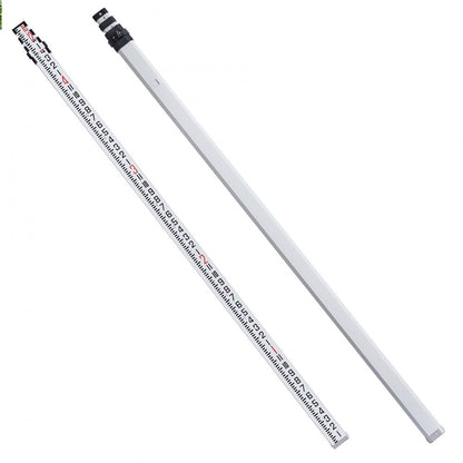 16FT4J8 - Durable 16ft Aluminum Measuring Rod with Dual-Sided Markings