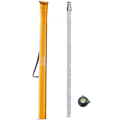 16FT4J8 - Durable 16ft Aluminum Measuring Rod with Dual-Sided Markings