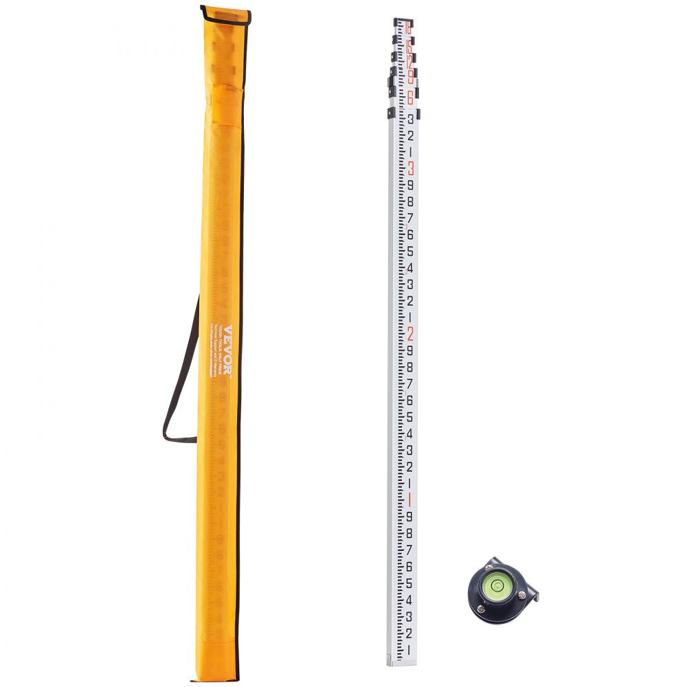 18FT6J10 - Durable 18ft VEVOR Measuring Rod with Dual-Sided Scales