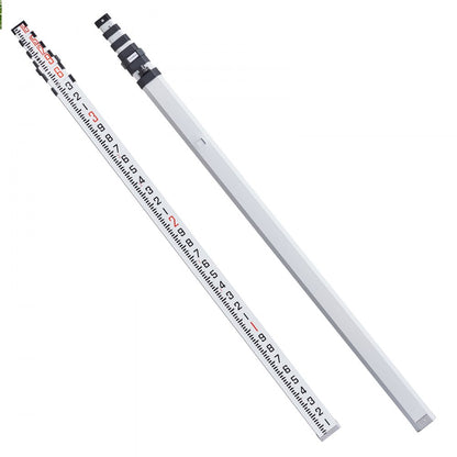 18FT6J10 - Durable 18ft VEVOR Measuring Rod with Dual-Sided Scales